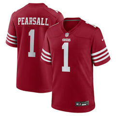 NFL Ricky Pearsall San Francisco 49ers Team Game Jersey - Scarlet