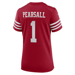 NFL Ricky Pearsall San Francisco 49ers Women's Team Game Jersey - Scarlet