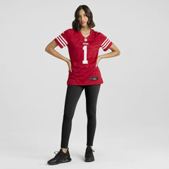 NFL Ricky Pearsall San Francisco 49ers Women's Team Game Jersey - Scarlet
