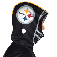 Pittsburgh Steelers Pro Player Helmet Full-Zip Hooded Track Jacket Black/Gold