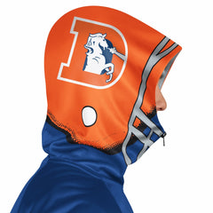 Denver Broncos Pro Player Retro Helmet Full-Zip Hooded Track Jacket Royal/Orange