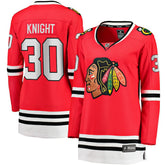 NHL Spencer Knight Chicago Blackhawks Fanatics Women's Home Breakaway Player Jersey - Red