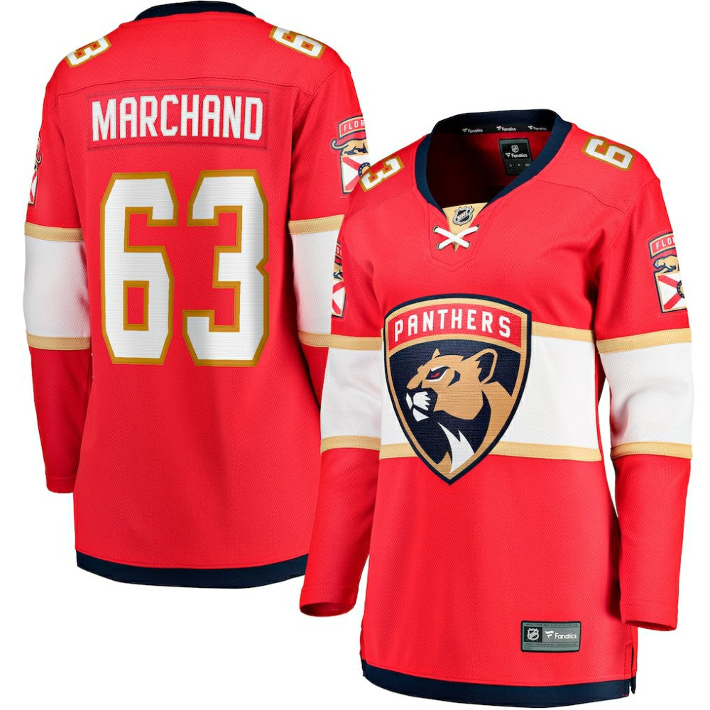 NHL Brad Marchand Florida Panthers Fanatics Women's Home Breakaway Player Jersey - Red