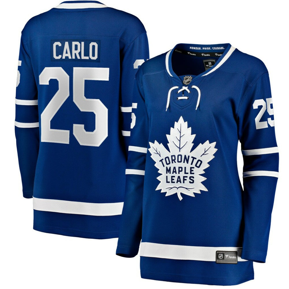NHL Brandon Carlo Toronto Maple Leafs Fanatics Women's Home Breakaway Player Jersey - Blue