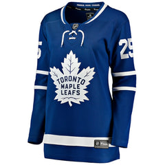 NHL Brandon Carlo Toronto Maple Leafs Fanatics Women's Home Breakaway Player Jersey - Blue
