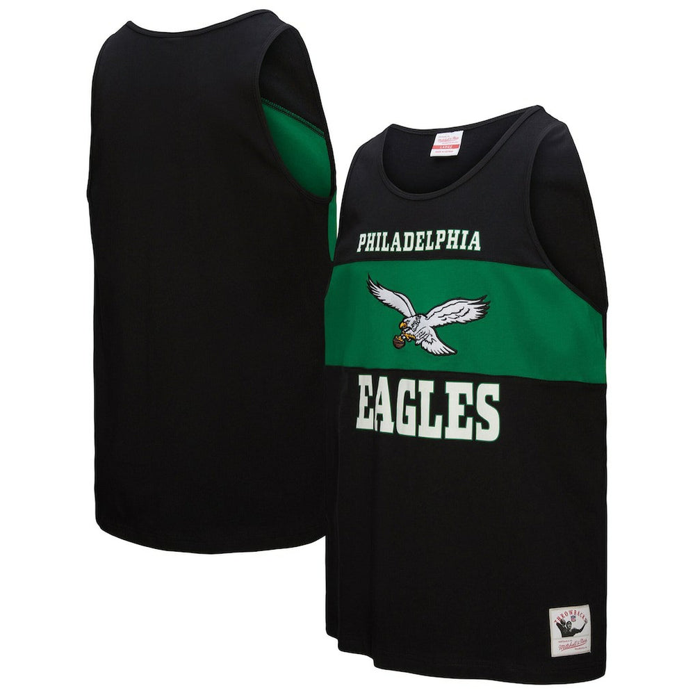 Philadelphia Eagles Retro Colorblock Tank Top Black