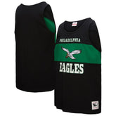 Philadelphia Eagles Retro Colorblock Tank Top Black