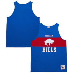 Buffalo Bills Retro Colorblock Tank Top Royal