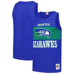 Seattle Seahawks Retro Colorblock Tank Top Royal