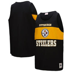 Pittsburgh Steelers Retro Colorblock Tank Top Black