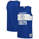 Indianapolis Colts Retro Colorblock Tank Top Royal
