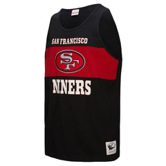 San Francisco 49ers Retro Colorblock Tank Top Black