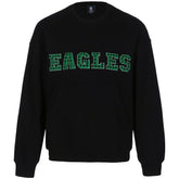 Philadelphia Eagles Cuce Women's Chenille Jeweled Sweatshirt Black
