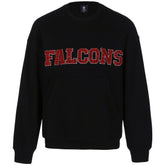 Atlanta Falcons Cuce Women's Chenille Jeweled Sweatshirt Black