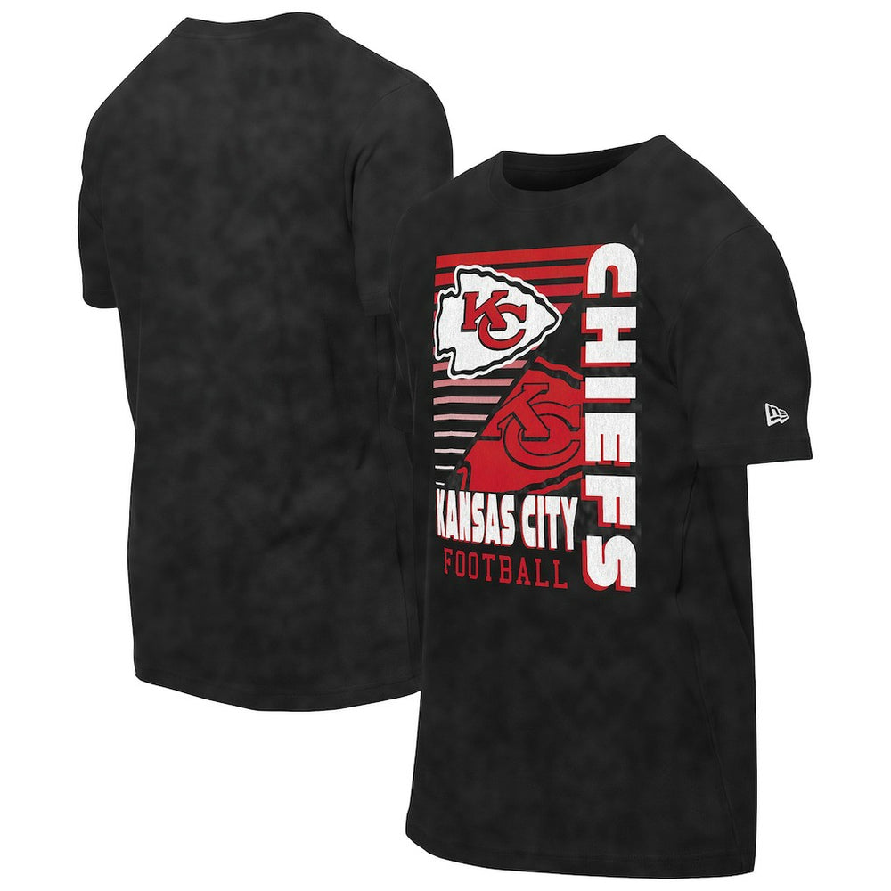Kansas City Chiefs New Era Enzyme Washed Oversized T-Shirt Black
