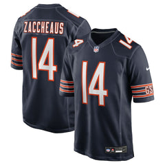 NFL Olamide Zaccheaus Chicago Bears Team Game Jersey - Navy