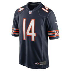 NFL Olamide Zaccheaus Chicago Bears Team Game Jersey - Navy
