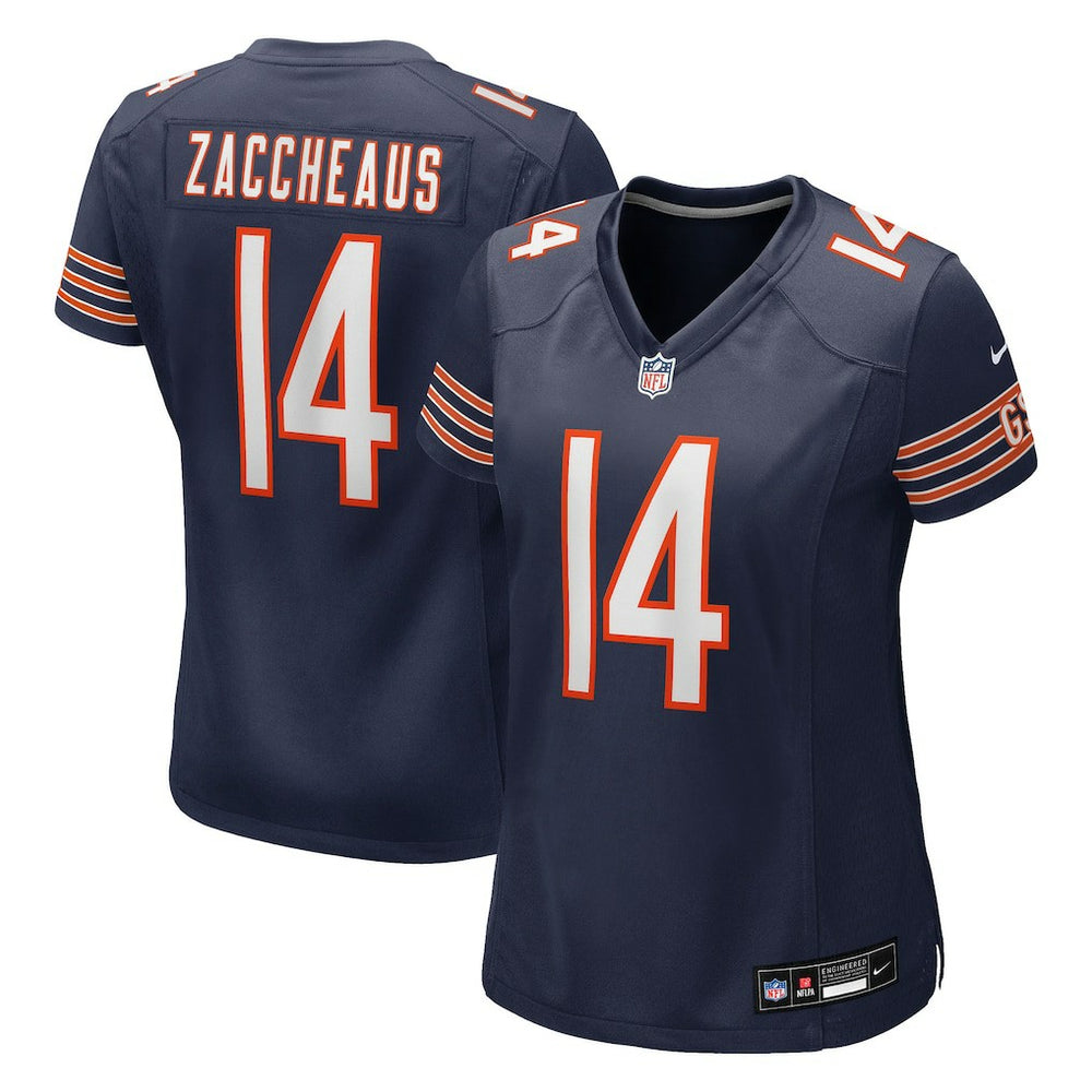 NFL Olamide Zaccheaus Chicago Bears Women's Team Game Jersey - Navy
