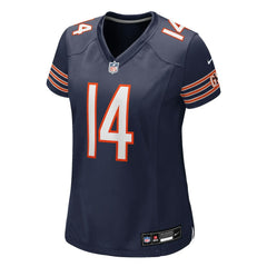 NFL Olamide Zaccheaus Chicago Bears Women's Team Game Jersey - Navy