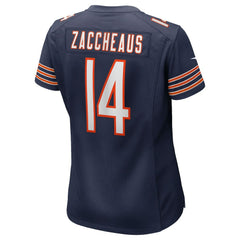 NFL Olamide Zaccheaus Chicago Bears Women's Team Game Jersey - Navy