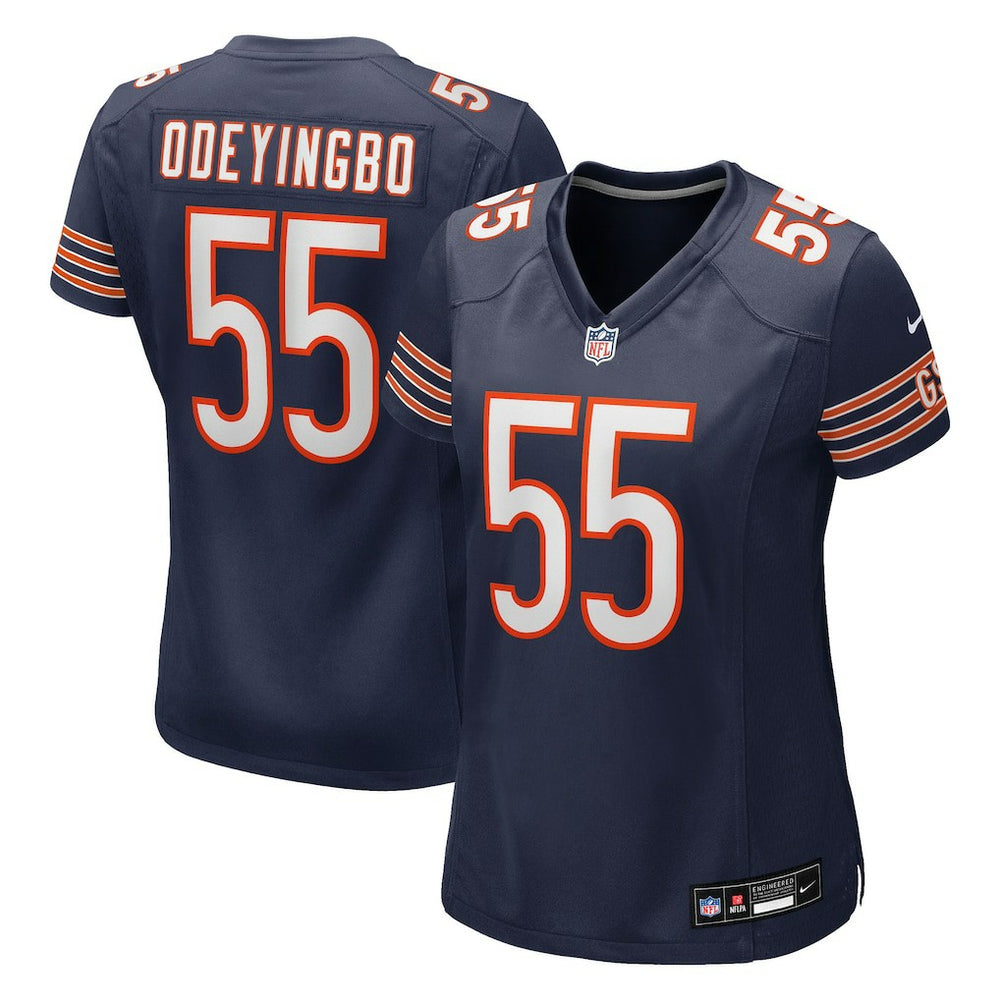 NFL Dayo Odeyingbo Chicago Bears Women's Team Game Jersey - Navy
