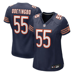 NFL Dayo Odeyingbo Chicago Bears Women's Team Game Jersey - Navy