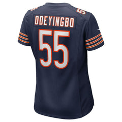 NFL Dayo Odeyingbo Chicago Bears Women's Team Game Jersey - Navy