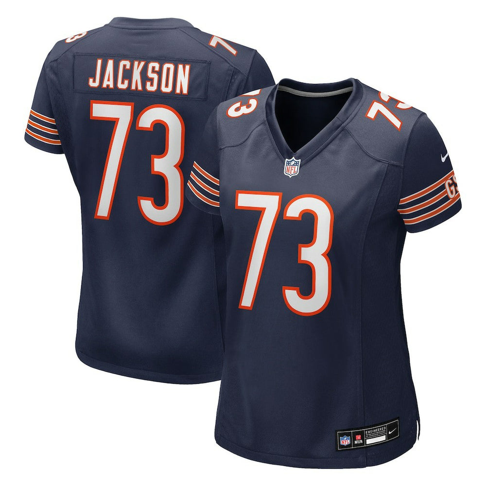 NFL Jonah Jackson Chicago Bears Women's Team Game Jersey - Navy