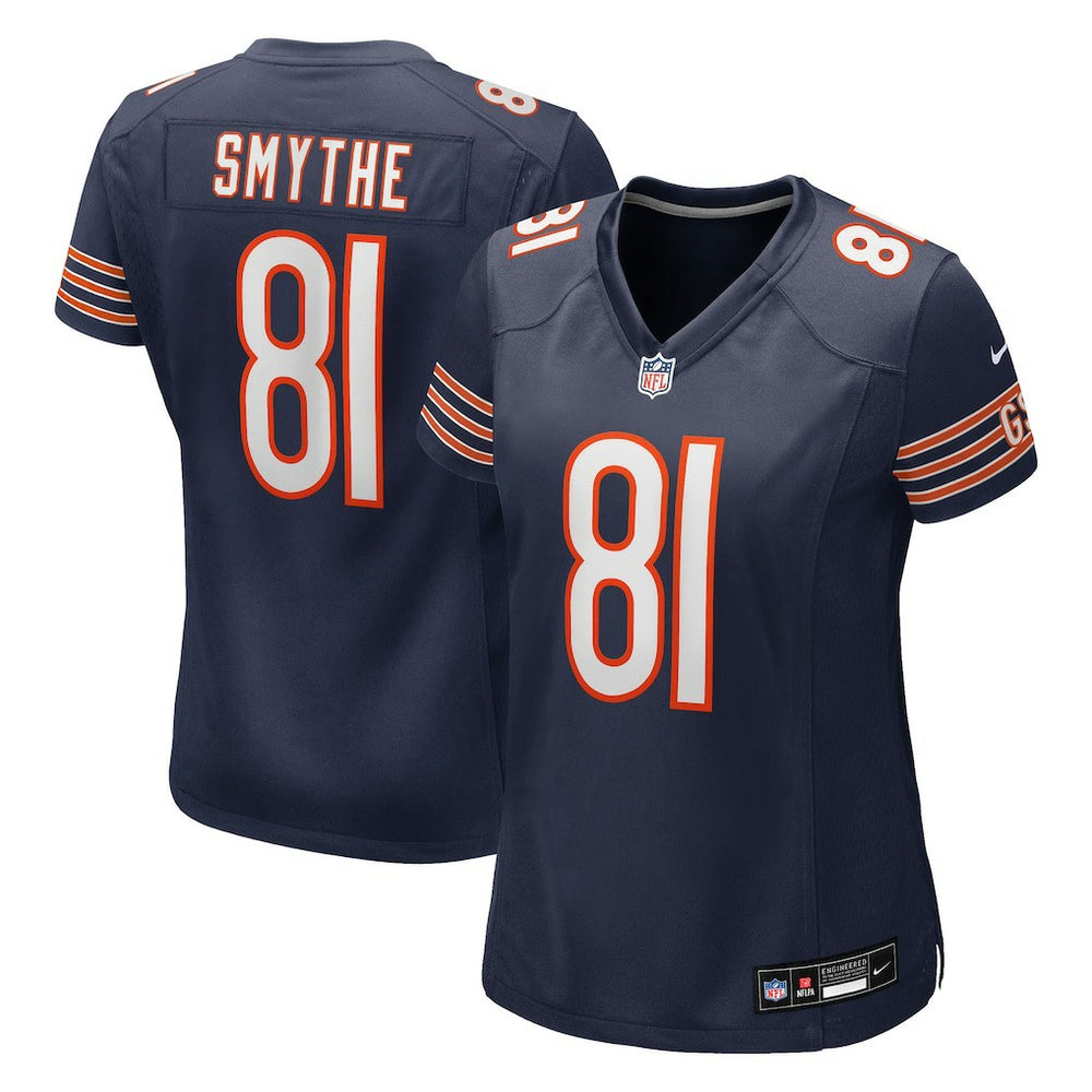 NFL Durham Smythe Chicago Bears Women's Team Game Jersey - Navy