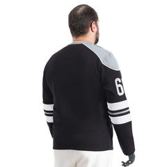Las Vegas Raiders G-III Sports by Carl Banks Adaptive Lord Stanley Crewneck Sweatshirt Black