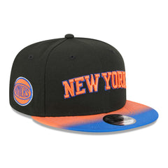 New York Knicks Jersey Hook Statement Edition 9FIFTY Snapback Hat Black/Blue