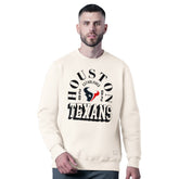 Houston Texans MSX by Michael Strahan Whiteout Tri-Blend Sweatshirt White