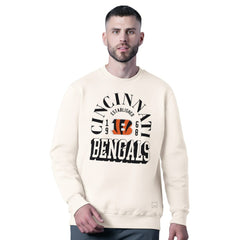 Cincinnati Bengals MSX by Michael Strahan Whiteout Tri-Blend Sweatshirt White