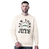 New York Jets MSX by Michael Strahan Whiteout Tri-Blend Sweatshirt White