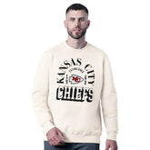 Kansas City Chiefs MSX by Michael Strahan Whiteout Tri-Blend Sweatshirt White
