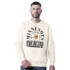 Minnesota Vikings MSX by Michael Strahan Whiteout Tri-Blend Sweatshirt White