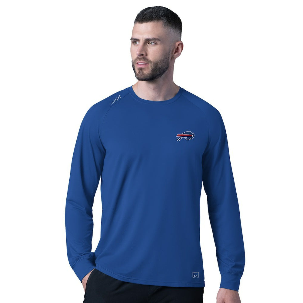 Buffalo Bills MSX by Michael Strahan Forward Long-Sleeve T-Shirt Royal