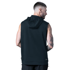 Houston Texans MSX by Michael Strahan Tri-Blend Rebound Sleeveless Hoodie Navy