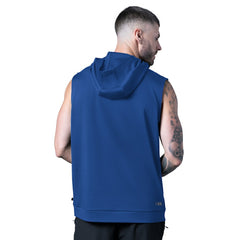New York Giants MSX by Michael Strahan Tri-Blend Rebound Sleeveless Hoodie Royal