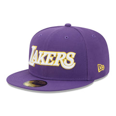 Los Angeles Lakers Jersey Hook Statement Edition 59FIFTY Fitted Hat Purple