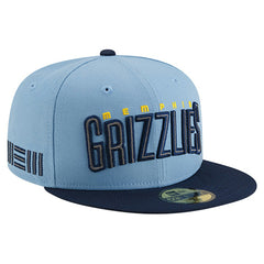 Memphis Grizzlies Statement Edition Jersey Hook 59Fifty Fitted Hat Light Blue