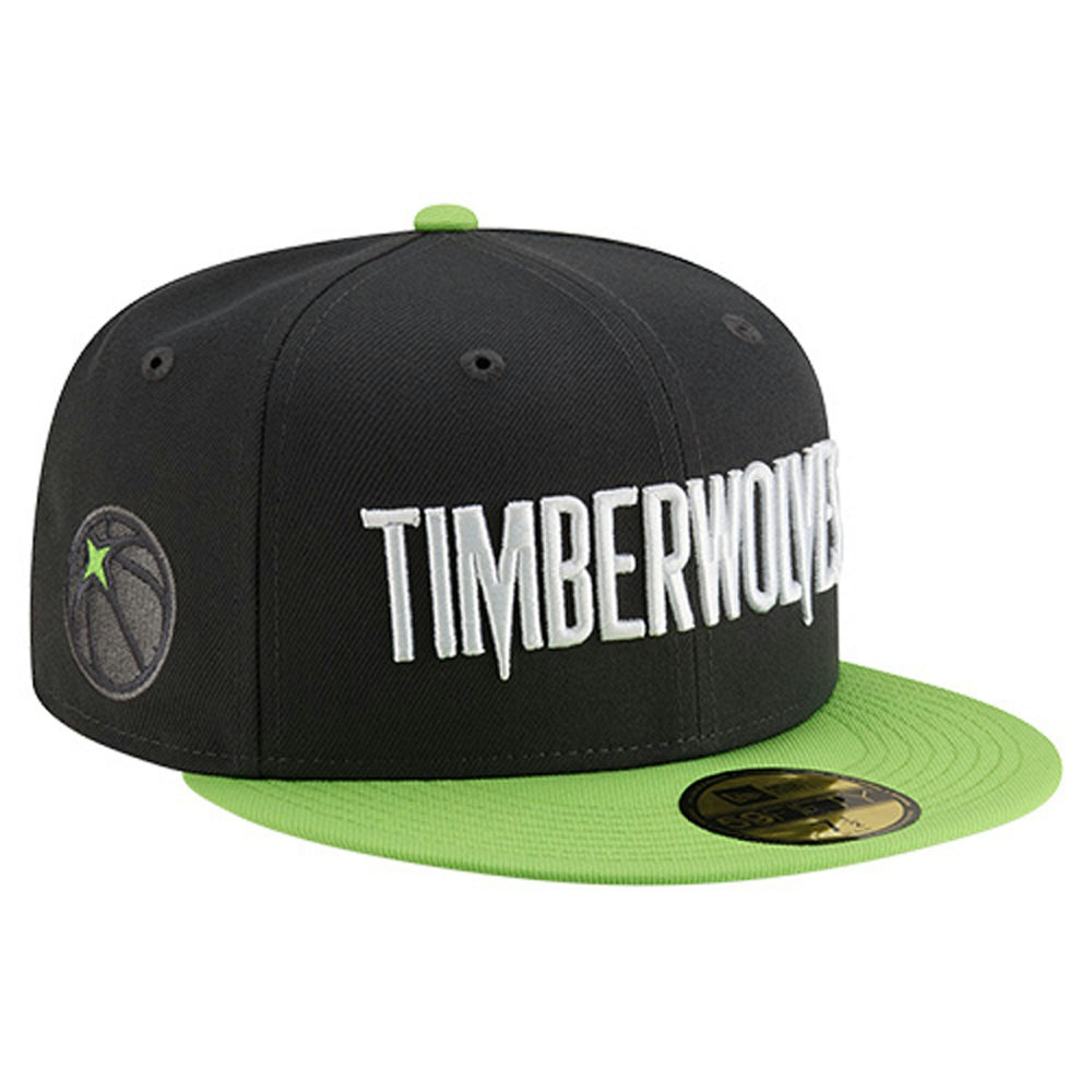 Minnesota Timberwolves Statement Edition Jersey Hook 59Fifty Fitted Hat Charcoal