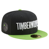 Minnesota Timberwolves Statement Edition Jersey Hook 59Fifty Fitted Hat Charcoal