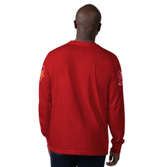 Tampa Bay Buccaneers Starter Extreme Clutch Hit Vintage Logo Long Sleeve T-Shirt Red