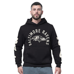 Baltimore Ravens Starter Handoff Fleece Hoodie Sweatshirt Black