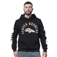 Denver Broncos Starter Handoff Fleece Hoodie Sweatshirt Black