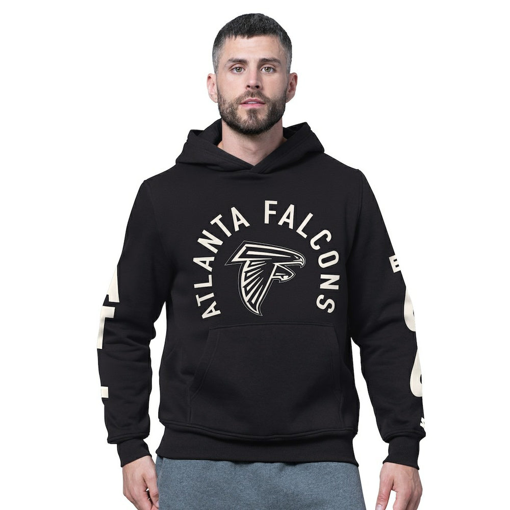 Atlanta Falcons Starter Handoff Fleece Hoodie Sweatshirt Black