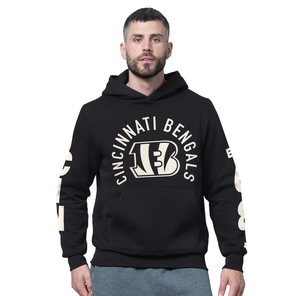Cincinnati Bengals Starter Handoff Fleece Hoodie Sweatshirt Black
