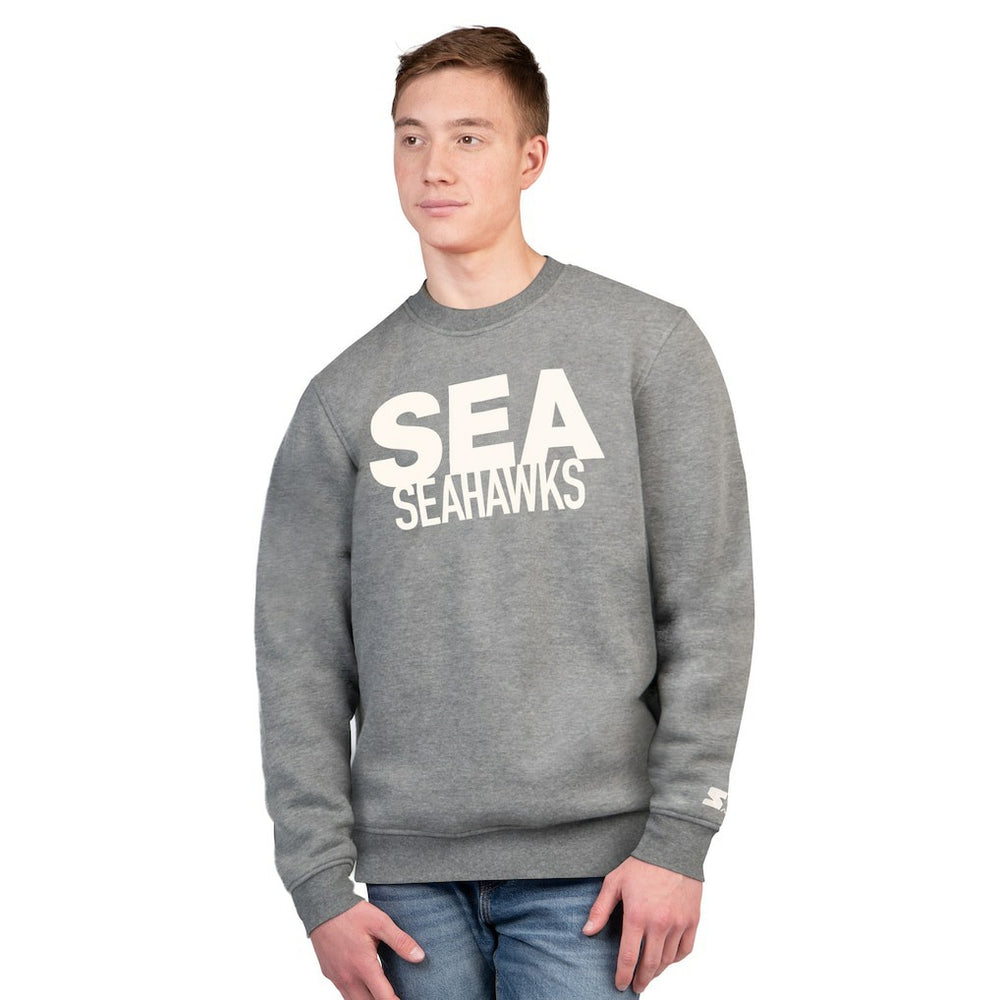 Seattle Seahawks Starter Assist Sweatshirt Charcoal