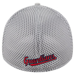 Cleveland Guardians New Era Visor Paint Splatter 39THIRTY Flex Hat - Gray Hats